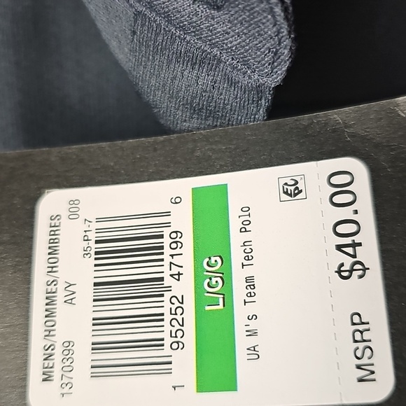 NWT Under Armour Gray Polo Shirt Sz L - Picture 6 of 11